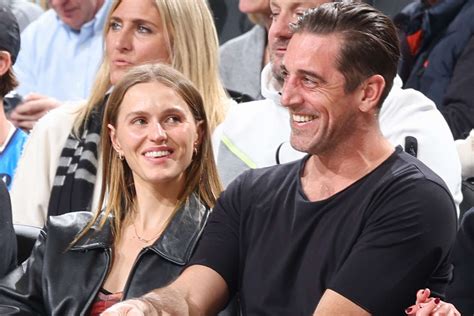 Aaron Rodgers Celebrates His 39th Birthday Courtside With Daughter Of