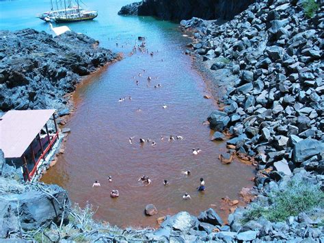 Santorini Volcano Hot Springs And Thirassia Island Cruise Tour In