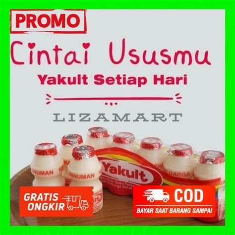 Yakult 1 Pack 325ml Isi 5 Yakult Minuman Susu Permentasi Kesehatan