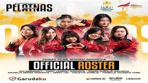 Daftar Roster Mobile Legends Wanita Di SEA Games 2023 Timnas MLBB