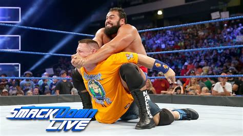 Rusev Blindsides John Cena Ahead Of Their Flag Match SmackDown LIVE