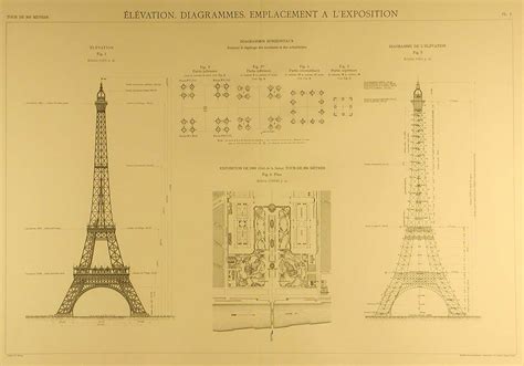 Eiffel Tower Blueprints - SILODROME