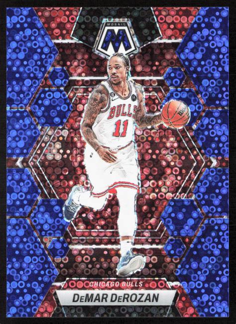 Panini Mosaic Demar Derozan Blue Fast Break Disco Prizm