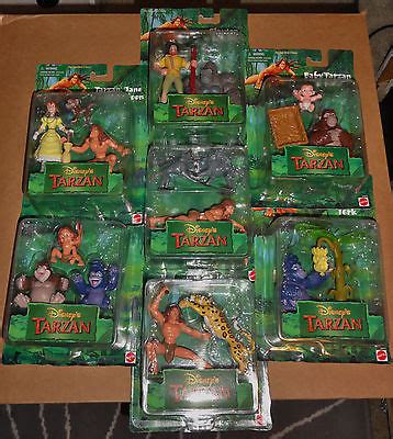 Boneco Tarzan 1999 - DISNEY'S TARZAN 1999 ACTION FIGURES SET OF 7 MINT IN ORIGINAL PACKAGE ...