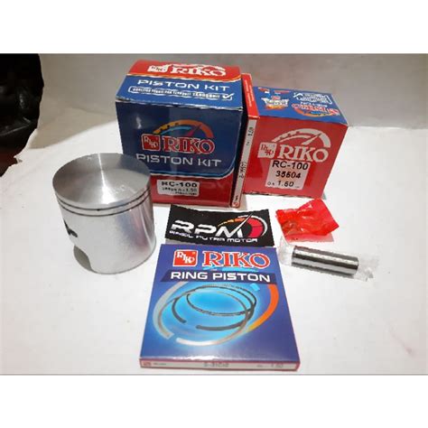 Jual SEHER PISTON KIT SUZUKI RC 100 TORNADO JET COOLED TORNADO OVERSIZE