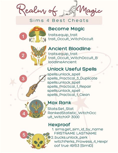 Sims 4 Realm Of Magic Cheats Artofit