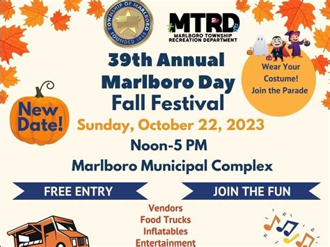 Marlboro Day Moved To Oct. 22 | Marlboro, NJ Patch