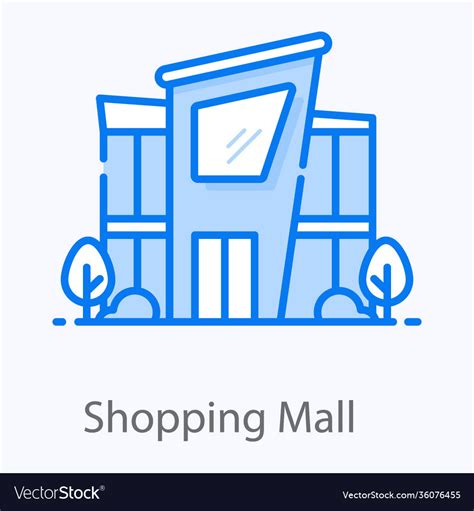 Shopping mall Royalty Free Vector Image - VectorStock