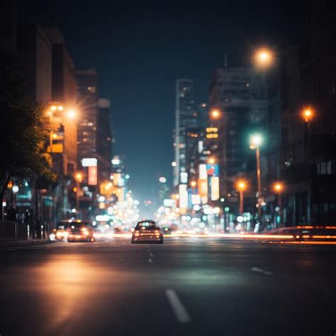 Premium Photo Blur Blurry City Light