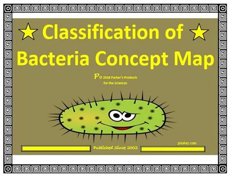 Classification Of Bacteria Concept Mapgraphic Organizer