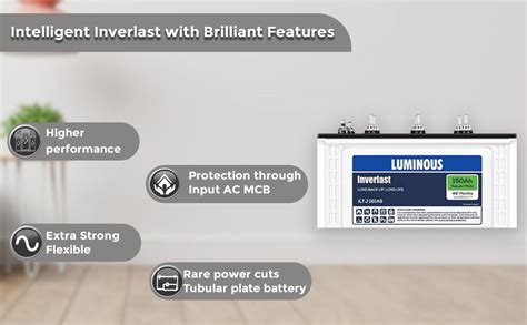 Luminous Inverlast Iltj Ah Tall Jumbo Inverter Battery For