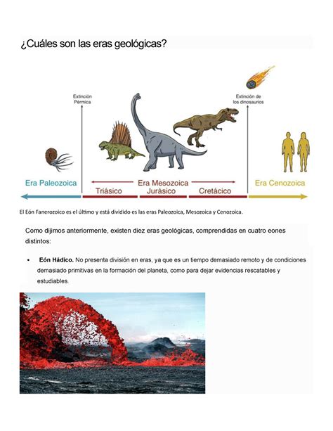 Cu Les Son Las Eras Geol Gicas Cu Les Son Las Eras Geol Gicas El