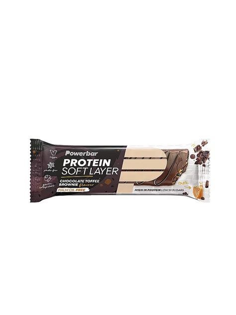 Power Bar Proteinriegel Soft Layer Chocolate Toffee Brownie 40g Bunt