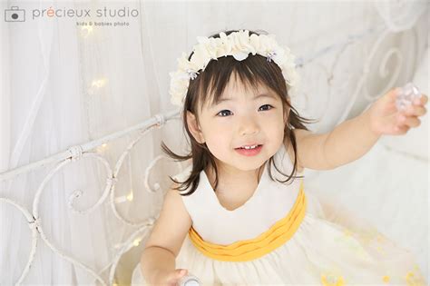 2歳のお誕生日記念写真撮影 もうすぐお姉ちゃんになる女の子 こども写真館プレシュスタジオ