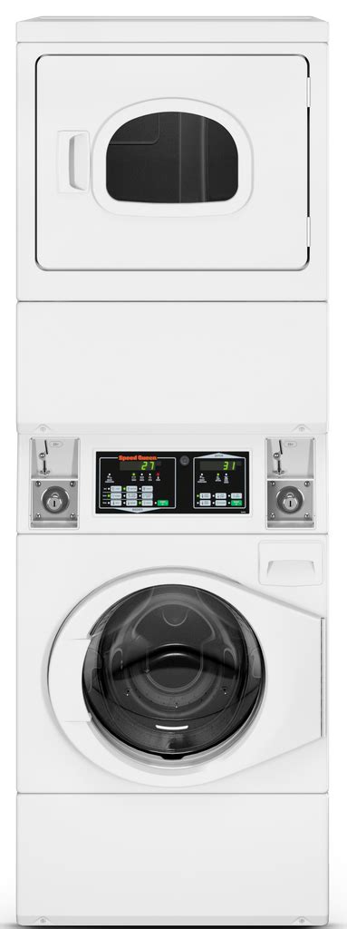 Speed Queen Stackable Washer/ Gas Dryer Combo, STGNCASP115TW01 - Midwest Laundries Inc