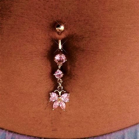 Cute Bow Belly Ring DETAILS 14G Standard Belly Ring Size Gold