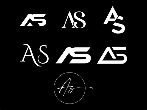 AS Logo Design Graphic by rajuahamed3aa · Creative Fabrica