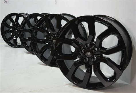 22 Inch Rims Range Rover Sport Svr Vogue Lr3 Lr4 And Hse Gloss Black Rims Elite Custom Rims