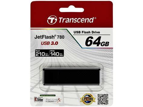 Transcend JetFlash 780 USB3.0 64GB, schwarz - Preise und Testberichte ...