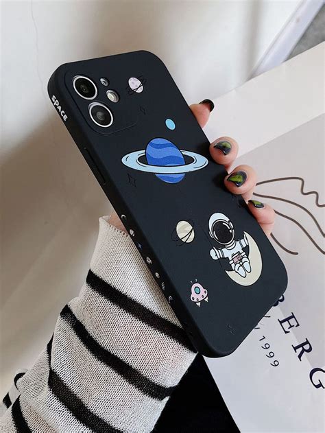 Funda Para M Vil Con Astronauta De Dibujos Animados Iphones Fundas