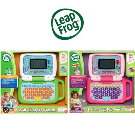 Brand New Leapfrog 2 In 1 Leaptop Touch Laptop Tablet Green Pink