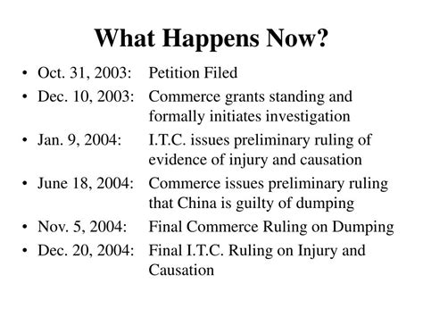 Ppt The Chinese Anti Dumping Investigation An Update Powerpoint