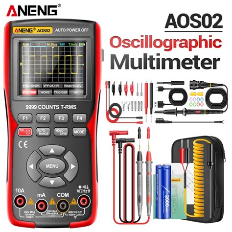 ANENG Oscilloscope numérique AOS02 test de transistor multimètre