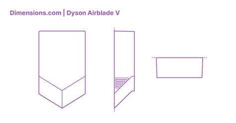 Dyson Airblade V Dimensions Drawings Dimensions