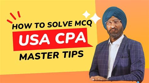 Us Cpa Mcq Tips I How To Solve Mcq In Usa Cpa Exam I Best Us Cpa