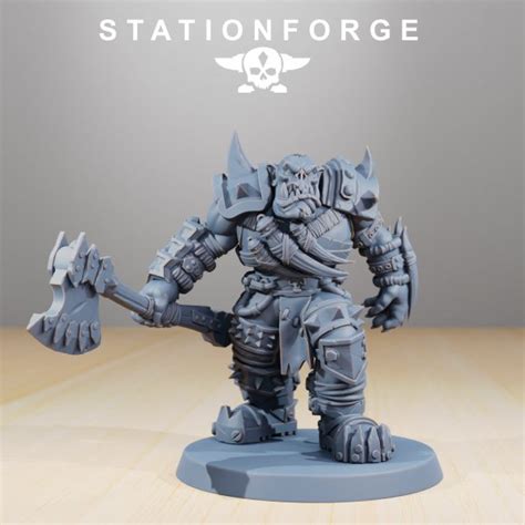 Avance Miniaturil Genial Unidad De Orkos Para Warhammer 40000