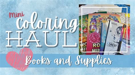 Sharing My Coloring Haul YouTube