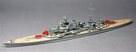 1700 ウォーターラインシリーズ No805 ドイツ海軍 重巡洋艦 プリンツオイゲン レビュー アオイ模型店