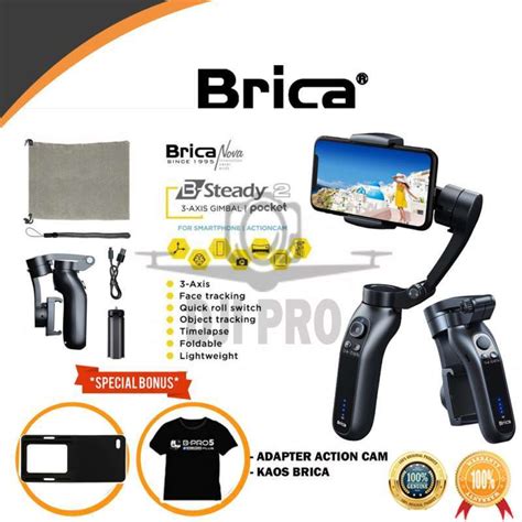 Jual Brica B Steady 2 Pocket 3 Axis Gimbal Stabilizer BSteady 2P Di