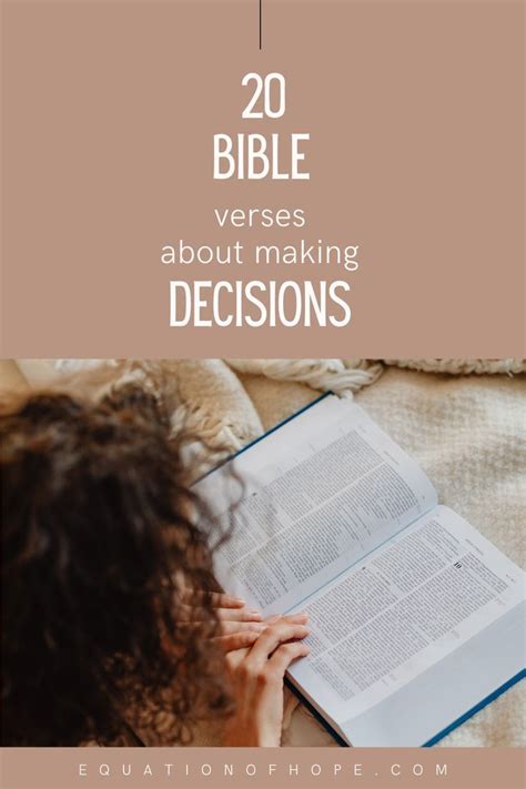 Bible Verses About Making Decisions Artofit