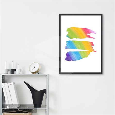 Arte Digital Para Quadro Arco Iris Elo Produtos Especiais