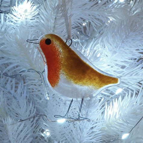 Christmas Robin Tree Decoration Fired Creations