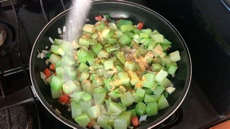 Chayote A La Mexicana Con Queso Laantojadera