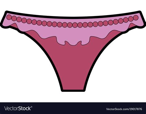 Female Thongs Isolated Icon Royalty Free Vector Image