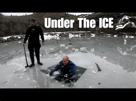 Potápění Pod Ledem Lom Kosov Under The ICE YouTube