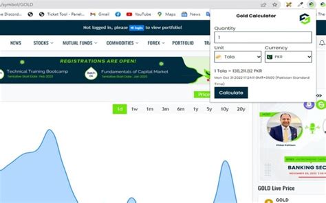 Gold Calculator for Google Chrome - Extension Download