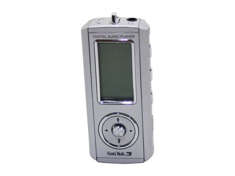 Refurbished: SanDisk Silver 1GB MP3 Player SDMX1-1024R - Newegg.com