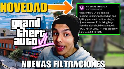 Novedades Grand Theft Auto Ha Sido Terminado Y Se Filtran Nuevas