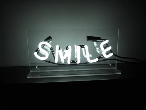 Smile Neon Sign