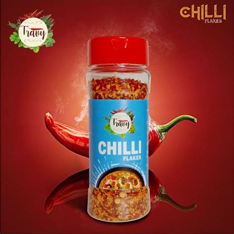 Travy Chili Flake Chilli Flakes Pizza Packaging Size 40 Grams At Rs