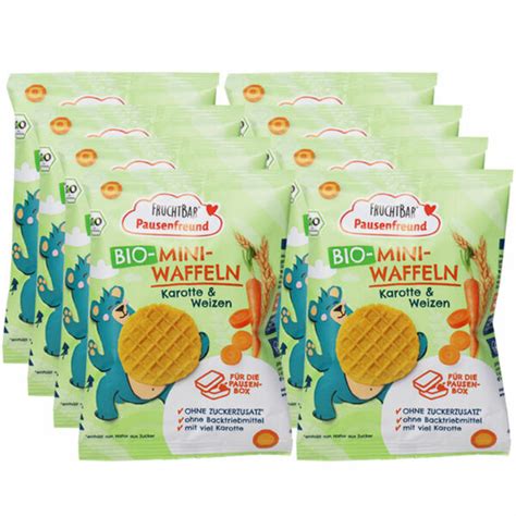 Fruchtbar BIO Mini Waffeln Mit Karotten 8er Pack Von Motatos Ansehen