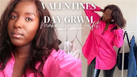 Valentines Day GRWM Make Up Outfit Precious K YouTube