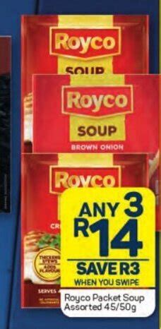 Royco Packet Soup Assorted G Offer At Pick N Pay