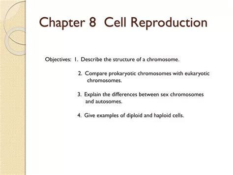 Ppt Chapter 8 Cell Reproduction Powerpoint Presentation Free Download Id 2349229