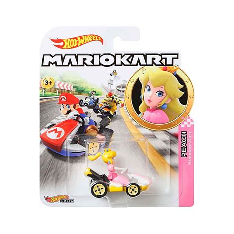 Hot Wheels Carrinho Mario Kart Princess Peach GBG28 Mattel GBG25 Amazon Br Brinquedos