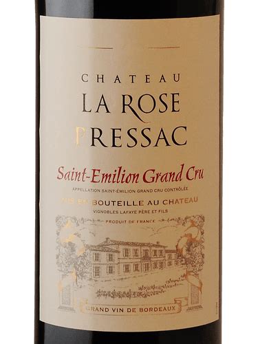 2013 Vignobles Lafaye Père et Fils Château La Rose Pressac Saint